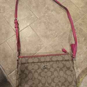 Coach cross body purse